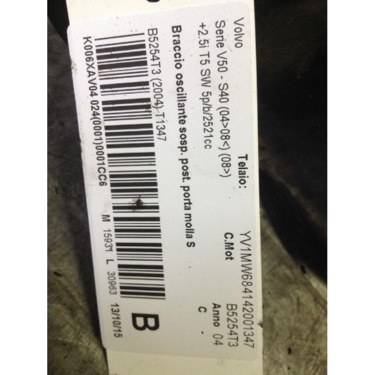 linker unterer Querlenker hinten für VOLVO V50 (545) 2.5i T5 SW 5p/b/2521cc 