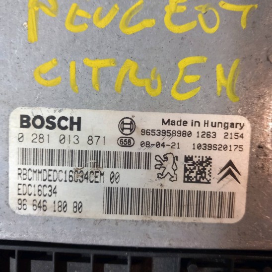 centralina für PEUGEOT Partner Van (b9) 1.6 HDi L1 Frg 3-4 194329 centralina für PEUGEOT Partner Van (b9) 1.6 HDi L1 Frg 3-4 194329