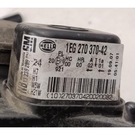 fanale anteriore destro par OPEL Astra (a04) 1.7 16V CDTI (74Kw) SW 5p/d/1686cc 