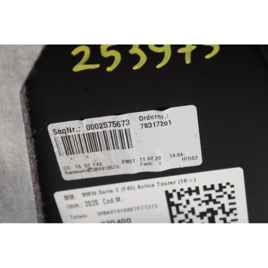 bracciolo centrale for BMW 2 Active Tourer (f45) 2.0 TD (218d) (110kw) Mnv 5p/d/1995cc 78317201,0002575673