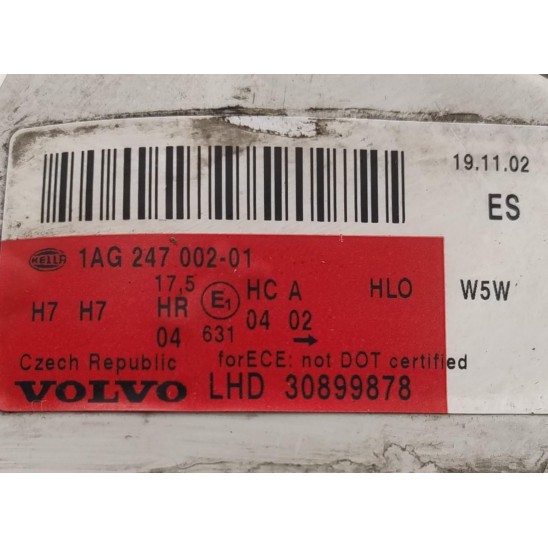 fanale anteriore sinistro par VOLVO V40 1.9 D SW 5p/d/1870cc 30899878 fanale anteriore sinistro par VOLVO V40 1.9 D SW 5p/d/1870cc 30899878