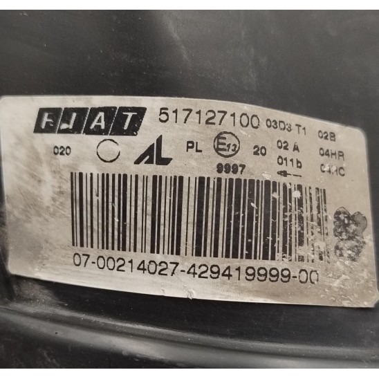 fanale anteriore destro par FIAT Stilo (2c) 1.9 JTD SW 5p/d/1910cc 517127100 fanale anteriore destro par FIAT Stilo (2c) 1.9 JTD SW 5p/d/1910cc 517127100