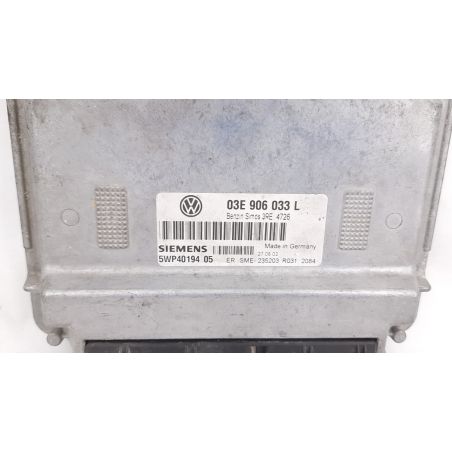 Unidad de control de la inyección para VOLKSWAGEN Polo 1.2 12V (47KW) BER. 3P/B/1198CC 03E906033 Unidad de control de la inyección para VOLKSWAGEN Polo 1.2 12V (47KW) BER. 3P/B/1198CC 03E906033
