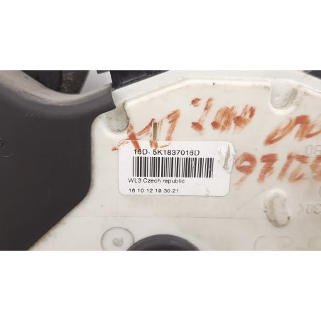 Cerradura De Puerta Delantera Con Dispositivo De Seguridad, Con Mando A Distancia Derecha para VOLKSWAGEN Polo 1.6 BIFUEL BER 3P/B-G/1595CC 5K1837016D Cerradura De Puerta Delantera Con Dispositivo De Seguridad, Con Mando A Distancia Derecha para VOLKSWAGEN Polo 1.6 BIFUEL BER 3P/B-G/1595CC 5K1837016D