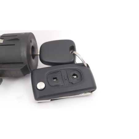 Ignition Block With Key for CITROEN C3 2a Serie 1.4 ENERGY G BER. 5P/B-G/1360CC 9663123380